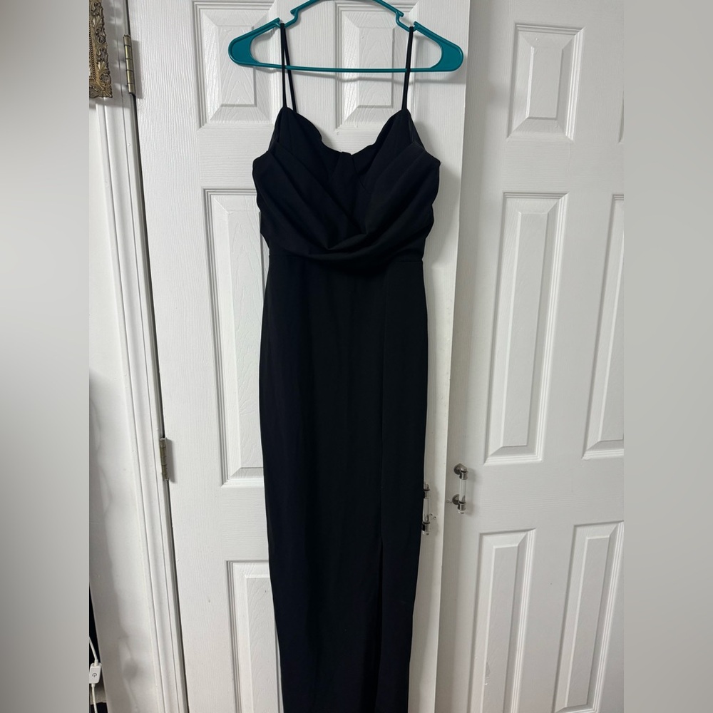 Fashion Nova Black Strapless Dress